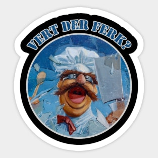 SWEDIS CHEF - VERT DER FERK Sticker